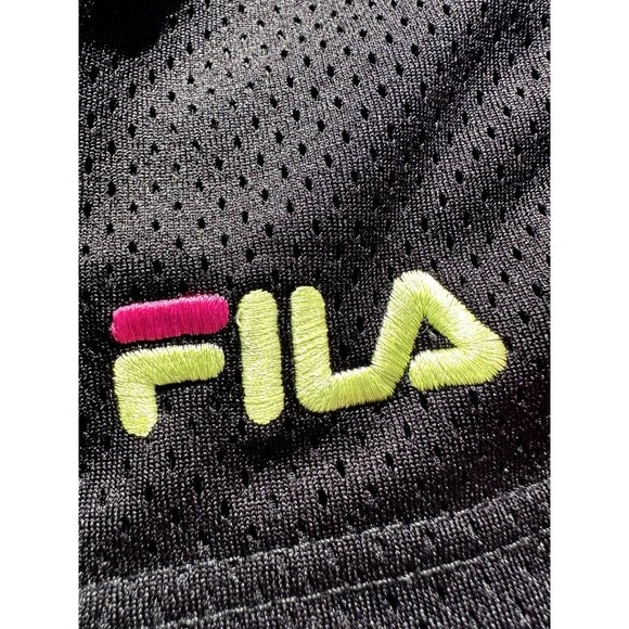 Fila Skirt Large Black Jersey Side Pink Buttons Active Everyday Adult Womens - Picture 3 of 13